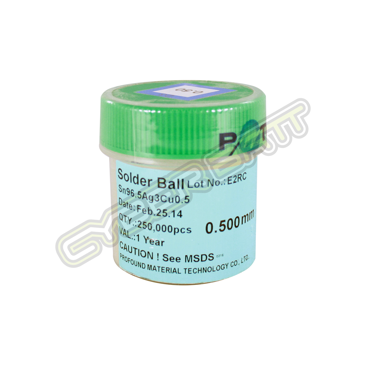 ตะกั่วเม็ด 0.50 mm (Quantity:250,000pcs)