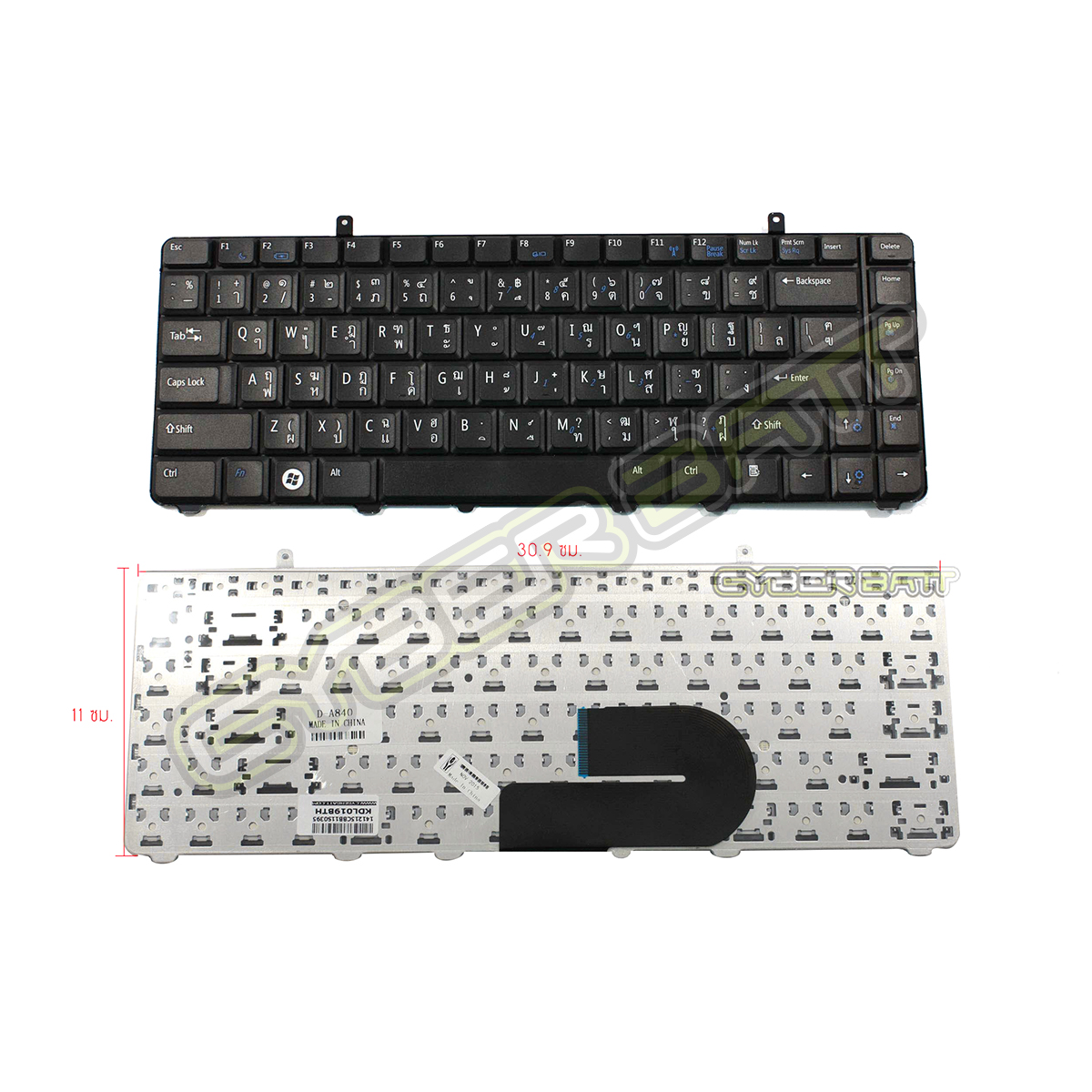 Keyboard Dell Vostro 1088 A840 Series Black TH 