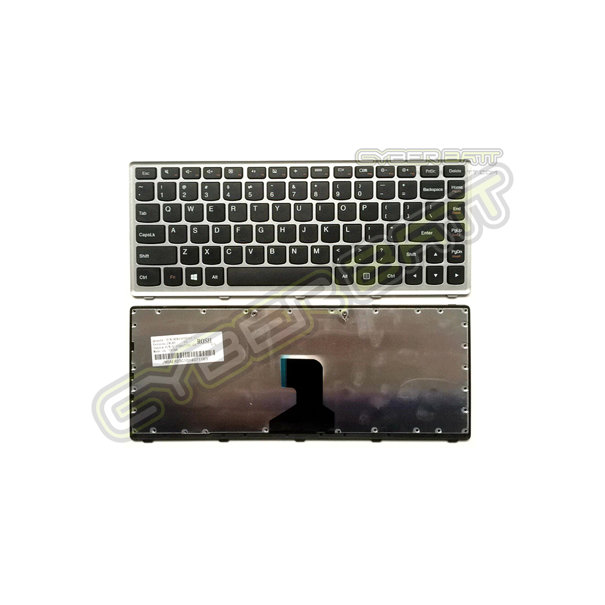 Keyboard Lenovo Ideapad Z400 Black TH 