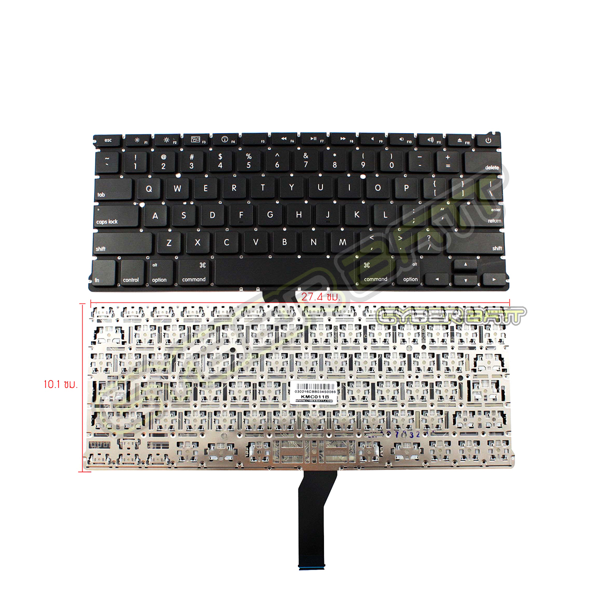 Keyboard Macbook Air 13 inch A1369 (Late2010) Black Eng 