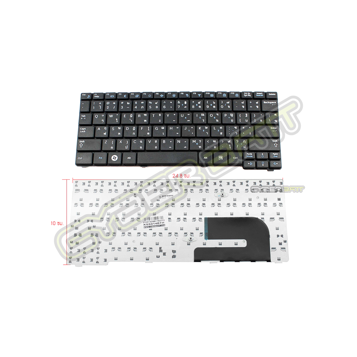 Keyboard Samsung N148 Black TH 