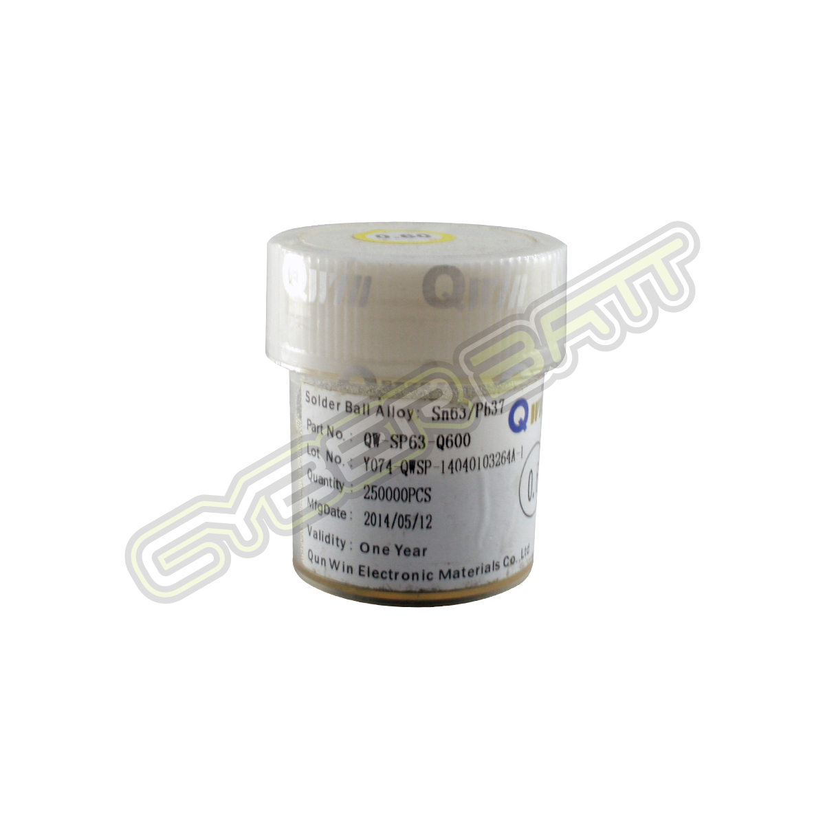 ตะกั่วเม็ด 0.60 mm (Quantity:250,000pcs)