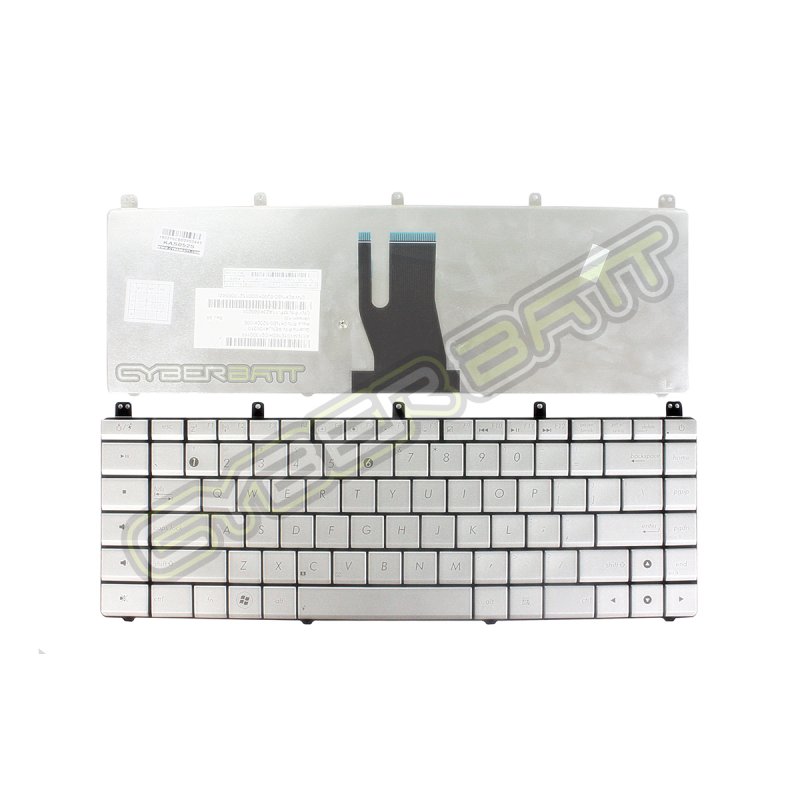 Keyboard Asus N45 Silver US 