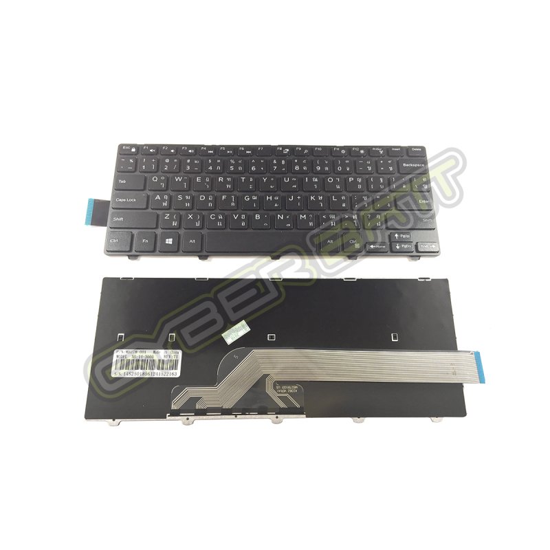 Keyboard Dell Inspiron 14 3000 Black TH 