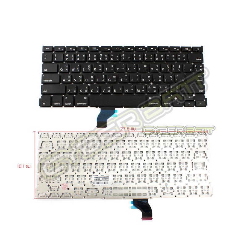 Keyboard Macbook Pro Retina 13 inch A1502 (Late2013-Early2015) Black Thai 