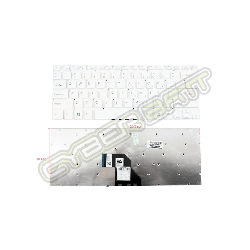 Keyboard Sony Vaio SVF14 Series White US