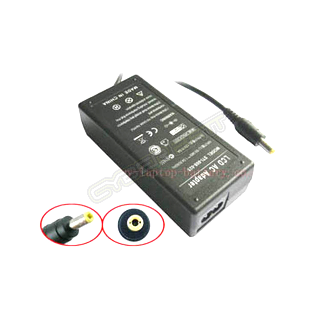 Adapter LCD MONITER 12.0V-4.00A (5.5*2.5*12 mm) Cyberbatt