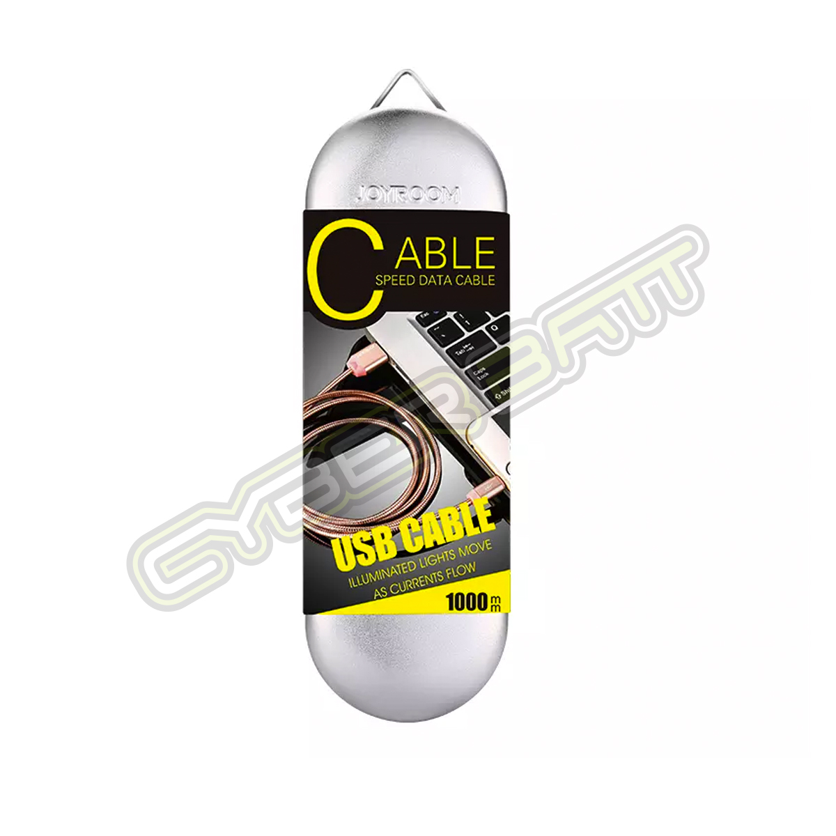 CHARGING CABLE S-M322 Micro USB illuminated Joyroom (Rose Gold)