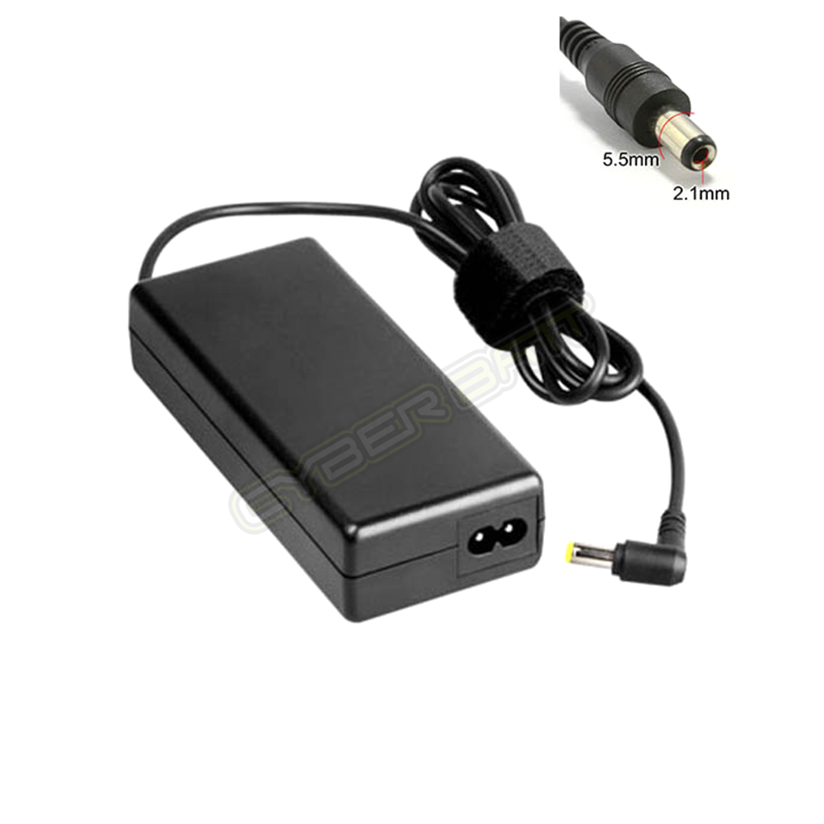 Adapter Acer 19.0V-3.42A : 65W (5.5*2.1*12mm) Cyberbatt