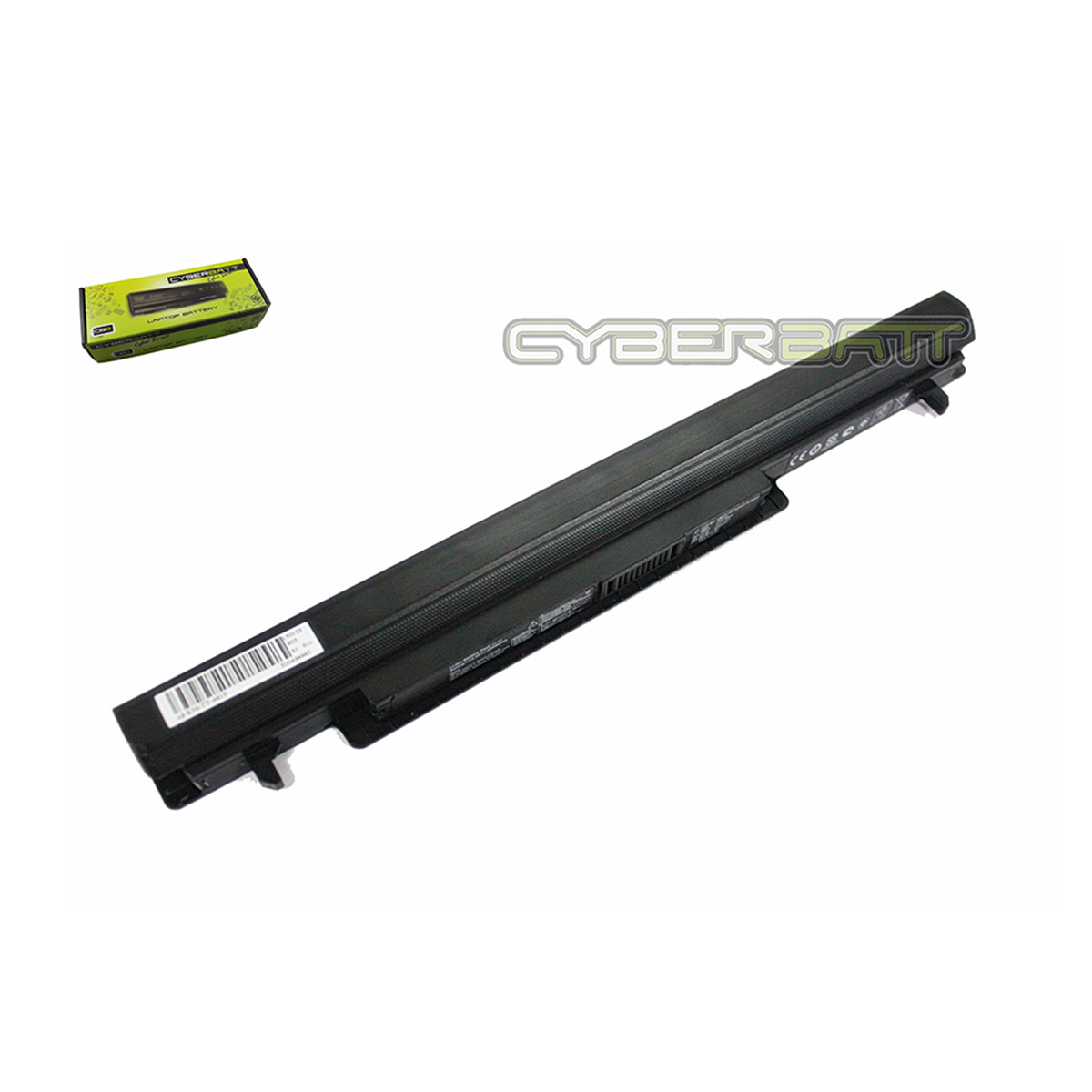 Battery Asus K56C Series A32-K56 : 14.8V-2200mAh Black (CYBERBATT) 