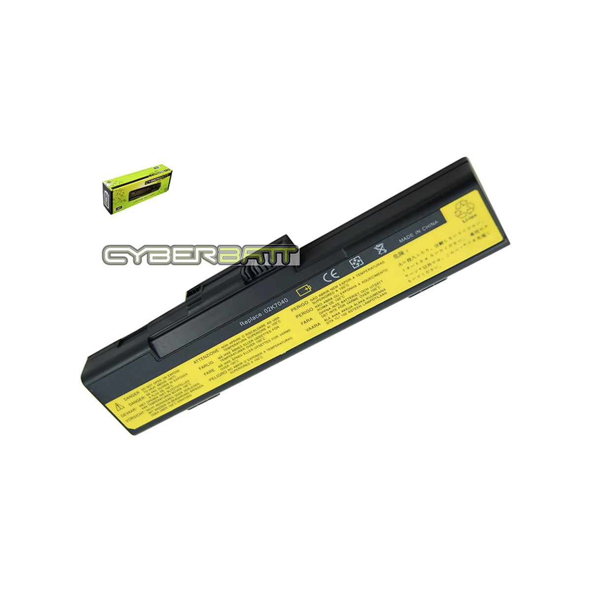 Battery IBM ThinkPad X30 : 10.8V-4400mAh Black (CYBERBATT)
