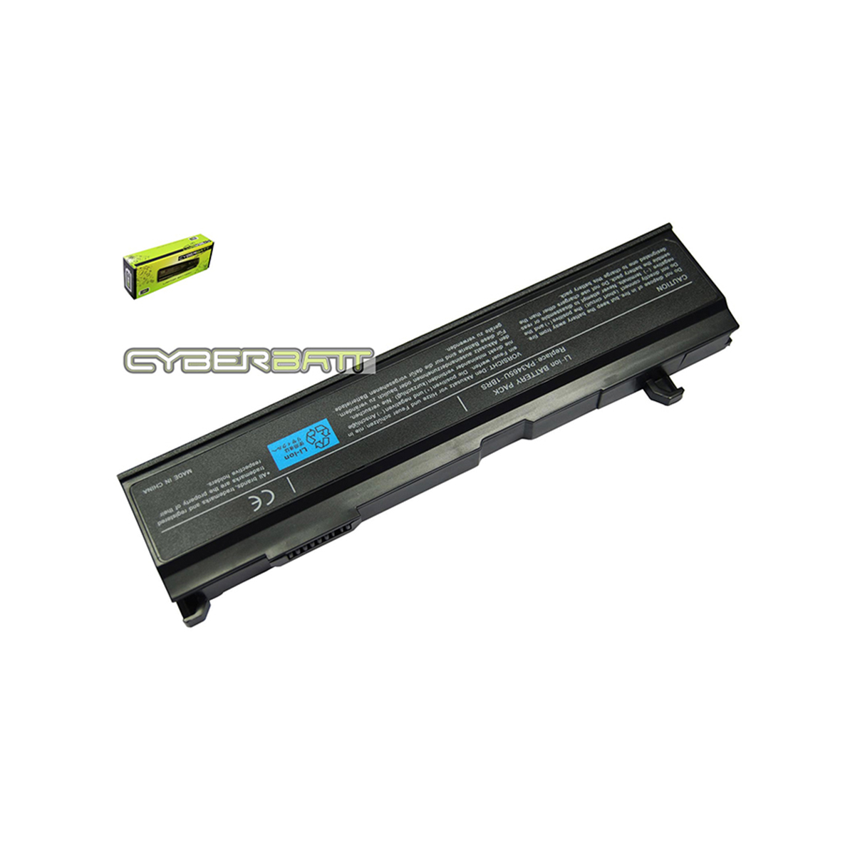 Battery Toshiba Satellite A100-525 : 10.8V-4400mAh Black (CYBERBATT)