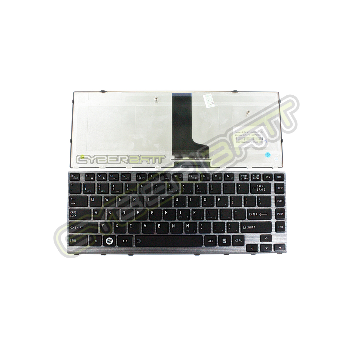 Keyboard Toshiba Satellite M645 Black US 