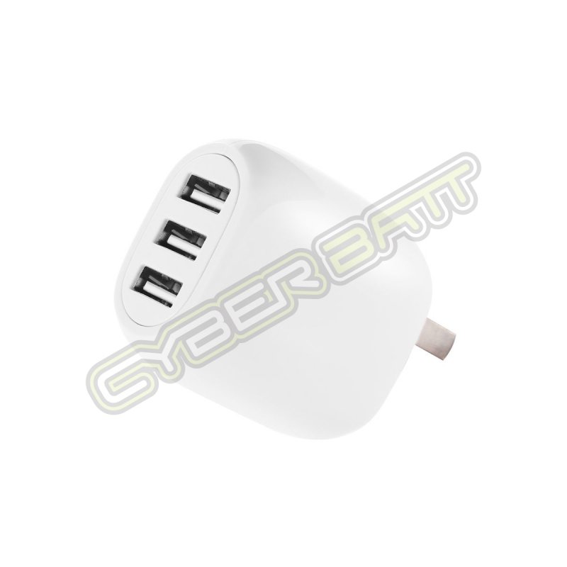 CHARGING L-M301 Portable 5V/3.1A 3-USB Port Smart Quick Charge for Smartphones & Tablets & Power Bank Joyroom (White)