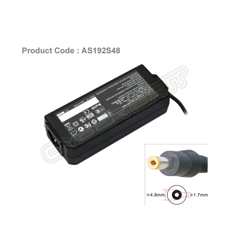 Original Adapter Asus 19.0V-2.64A : 50W (4.8*1.7*12 mm)