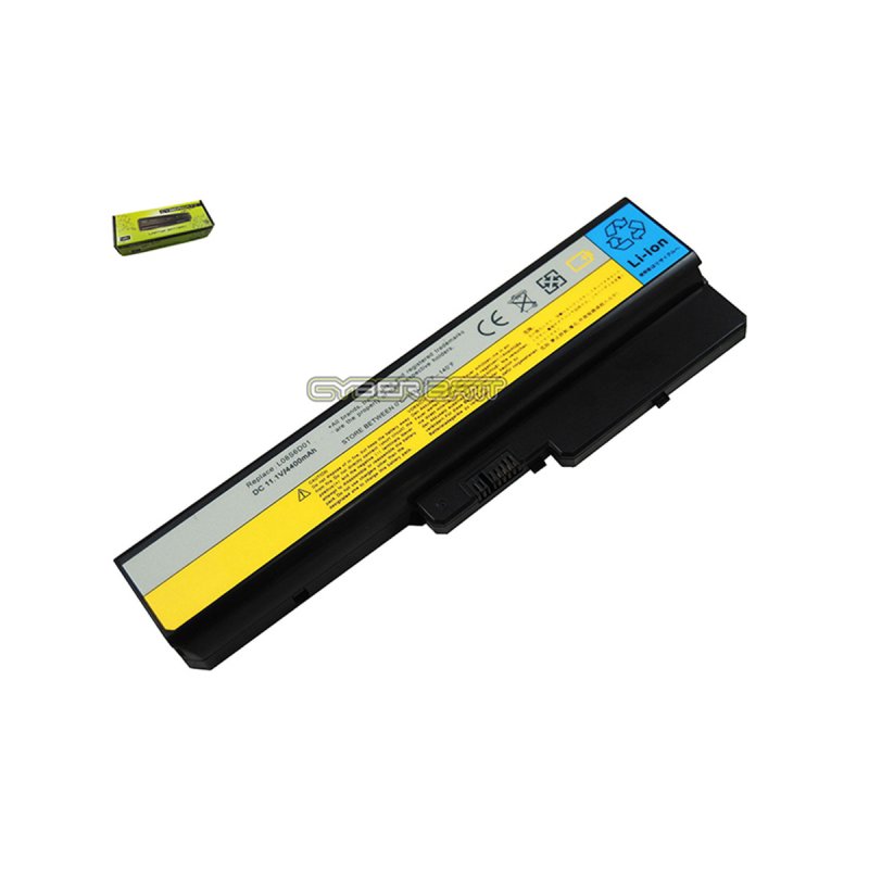 Battery Lenovo Ideapad Y430 : 11.1V-4400mAh Black (CYBERBATT)