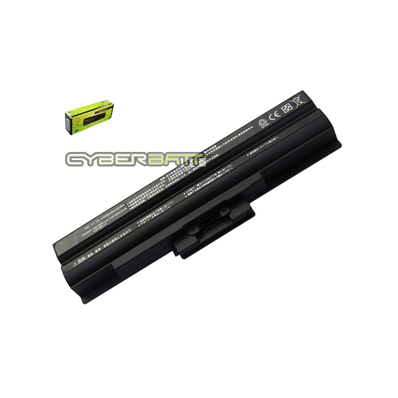 Battery Sony Vaio VGN-SR : 11.1V-4400mAh Black (CYBERBATT)