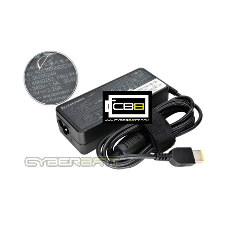 Adapter Lenovo 20.0V-3.25A : 65W (USB Connector) Cyberbatt
