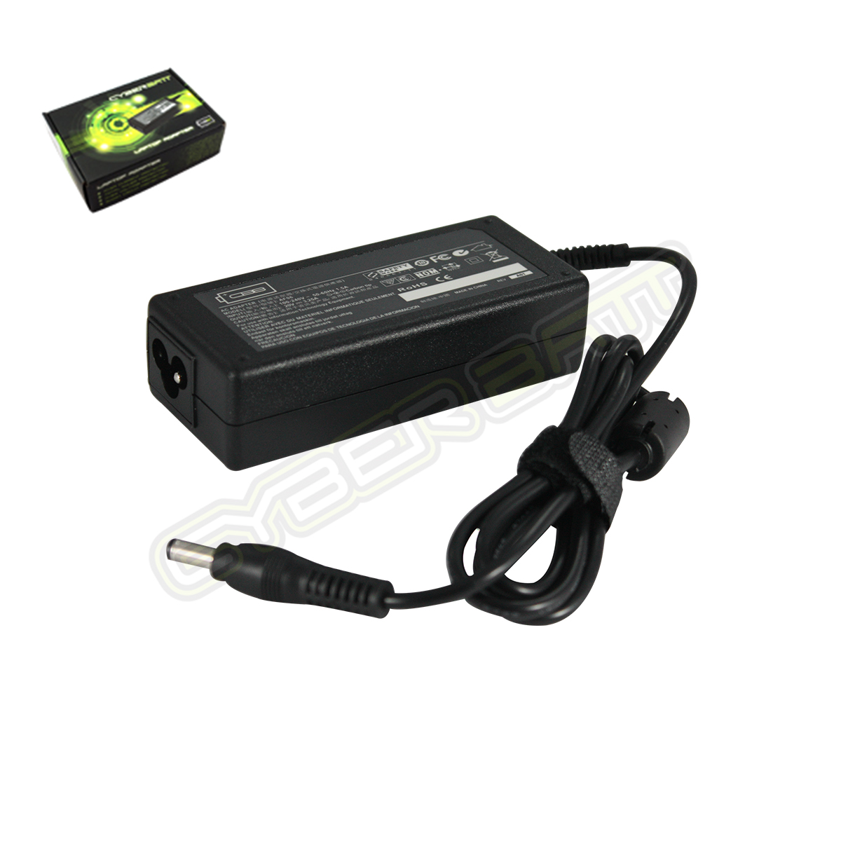 Adapter Lenovo 20.0V-3.25A : 65W (5.5*2.5*12 mm) Cyberbatt