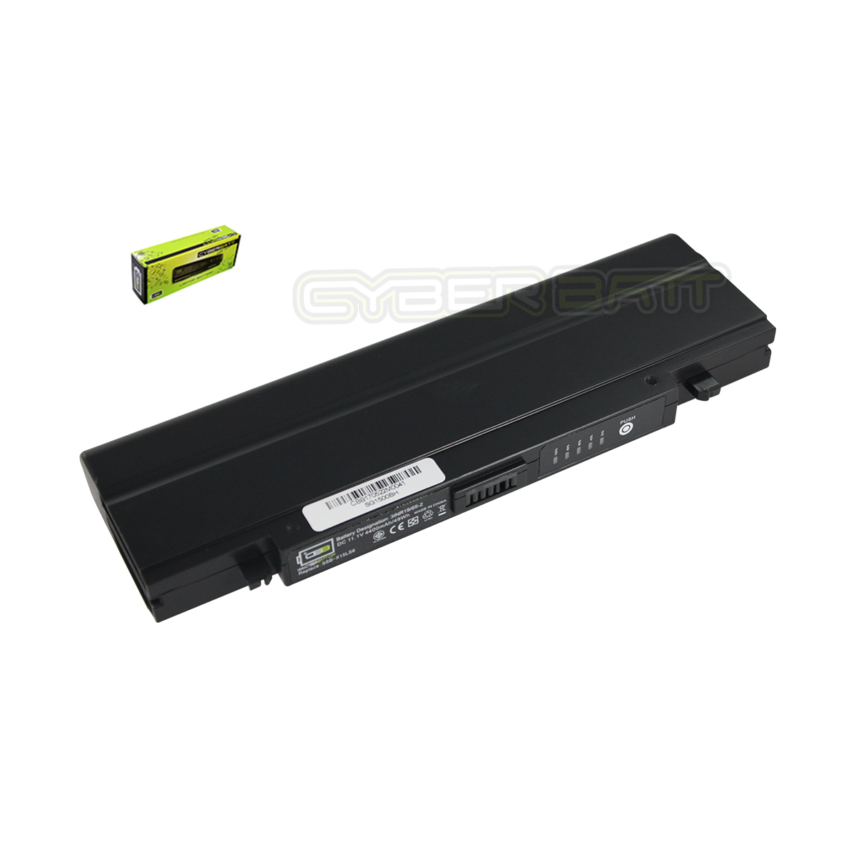 Battery Samsung X50 : 11.1V-4400mAh Black (CYBERBATT)