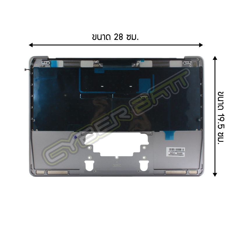 Keyboard Macbook Retina 12 inch A1534 (2016) Grey With Top Case THAI