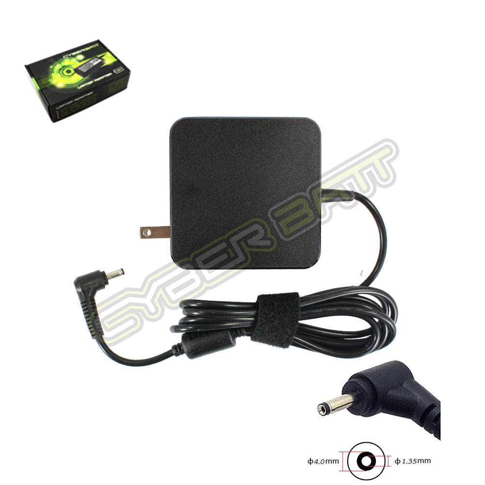 Adapter Asus 19.0V-3.42A : 65W (4.0*1.35 mm) New Shape Cyberbatt
