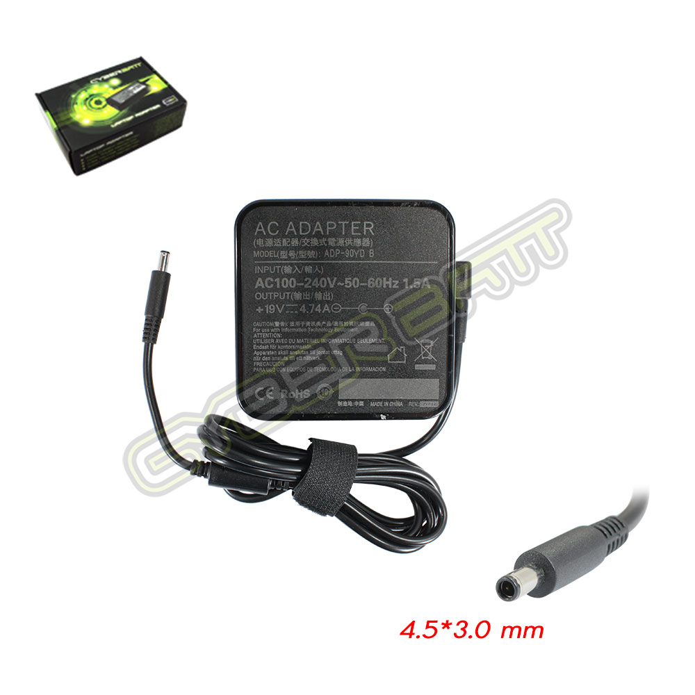 Adapter Asus 19.0V-4.74A (4.5*3.0mm) New Shape Cyberbatt
