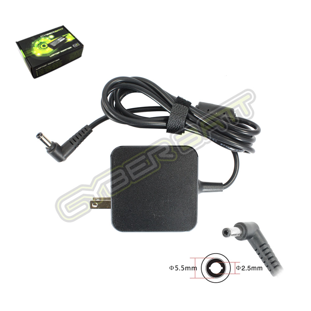 Adapter Asus 19.0V-2.37A : 45W (5.5*2.5mm) New Shape Cyberbatt