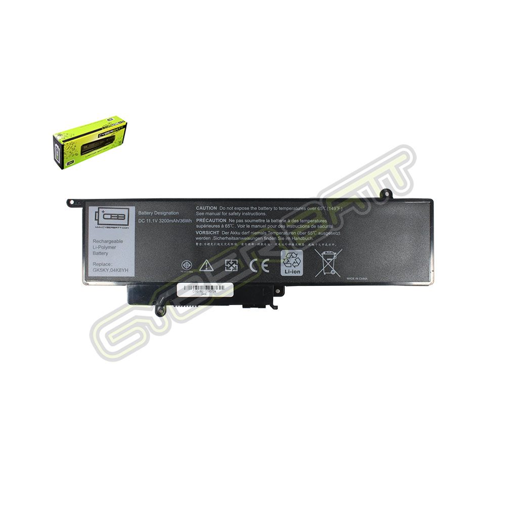 Battery Dell Inspiron 13 7347 Series : 11.1V - 3200mAh : 36Wh Black (CYBERBATT)