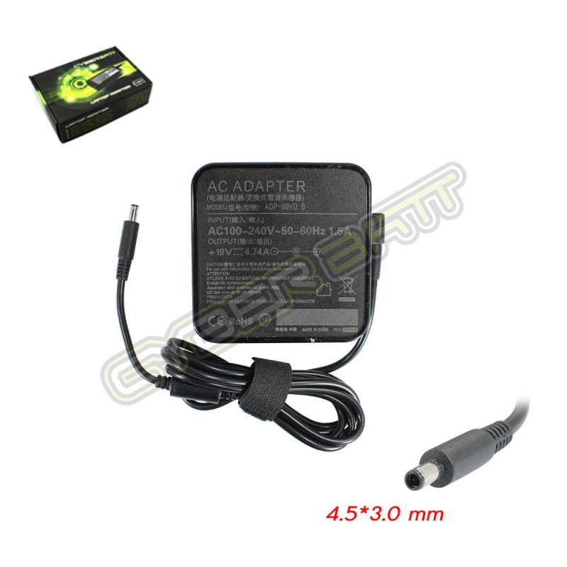 Adapter Asus 19.0V-4.74A (4.5*3.0mm) New Shape Cyberbatt