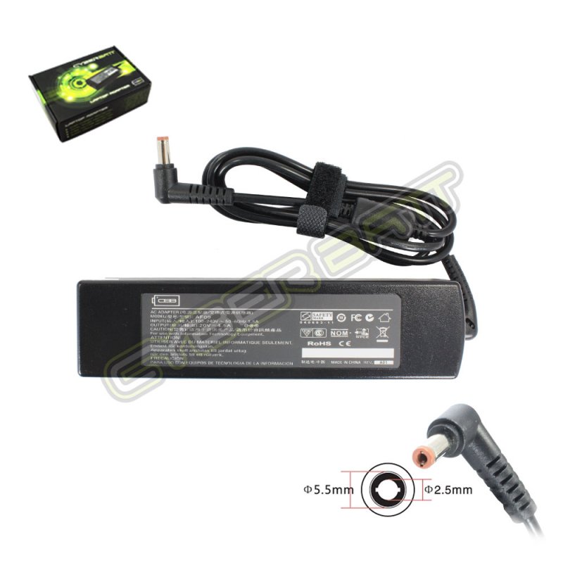 Adapter Lenovo 20.0V-4.50A : 90W (5.5*2.5mm) Original Shape CYBERBATT