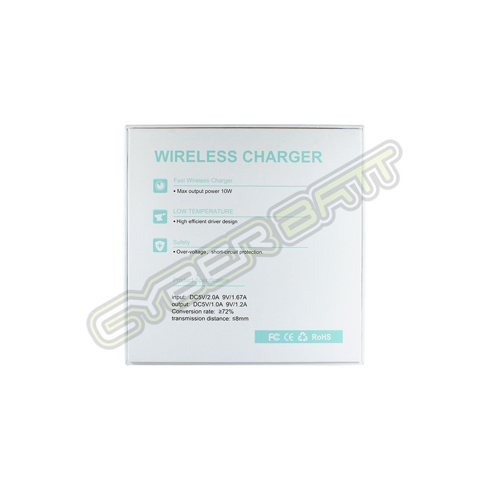 Wireless Charger 10W White Color แท่นชาร์ทโทรศัพท์ไร้สาย สีขาว