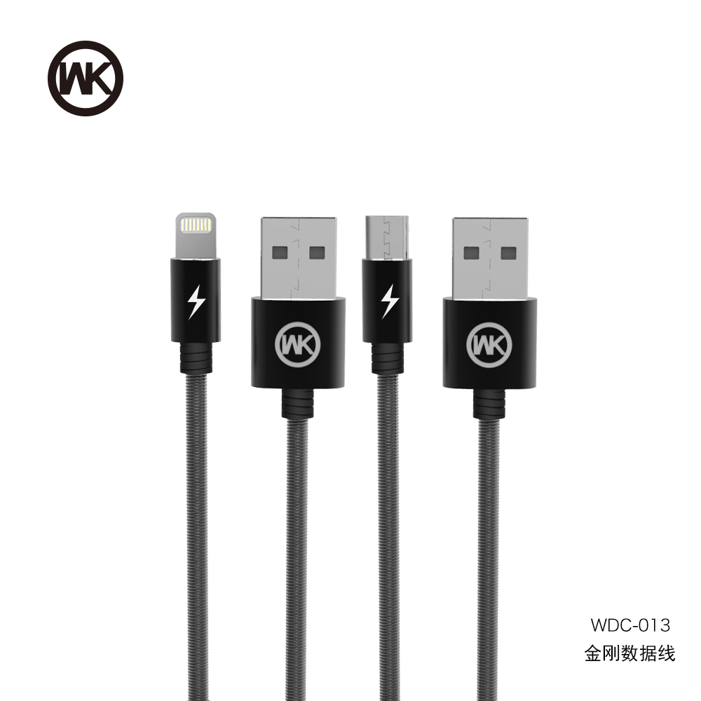 CHARGING CABLE WDC-013 Micro USB Kingkong (Tarnish) 