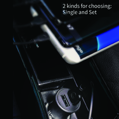 CHARGING CAR WP-C13 2.4A with Cable 3 in 1 Warpath (Black) 