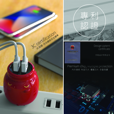 CHARGING ADAPTER  WP-U12 2.1A 2USB Madull CN/US (Black) 