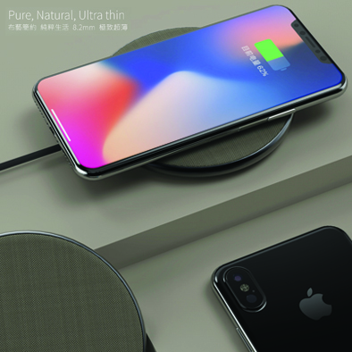 Wireless Charger WP-U41 UFO With a Micro USB Cable 1.2m (Red) 