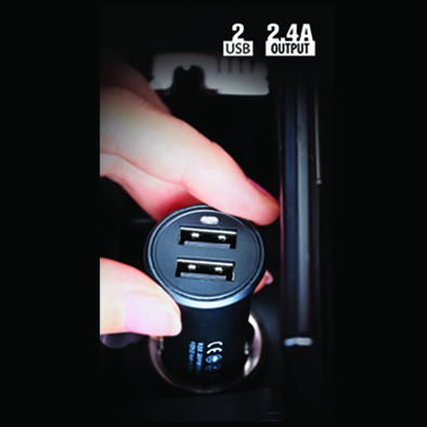 CHARGING CAR WP-C13 2.4A with Cable 3 in 1 Warpath (Black) 