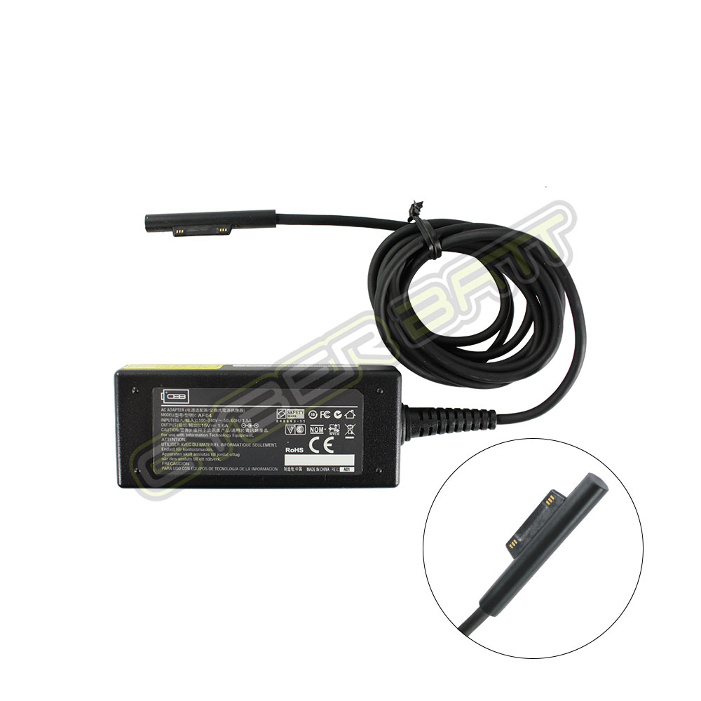 Adapter Microsoft Surface Pro 4 : 15.0V - 1.6A : 24W