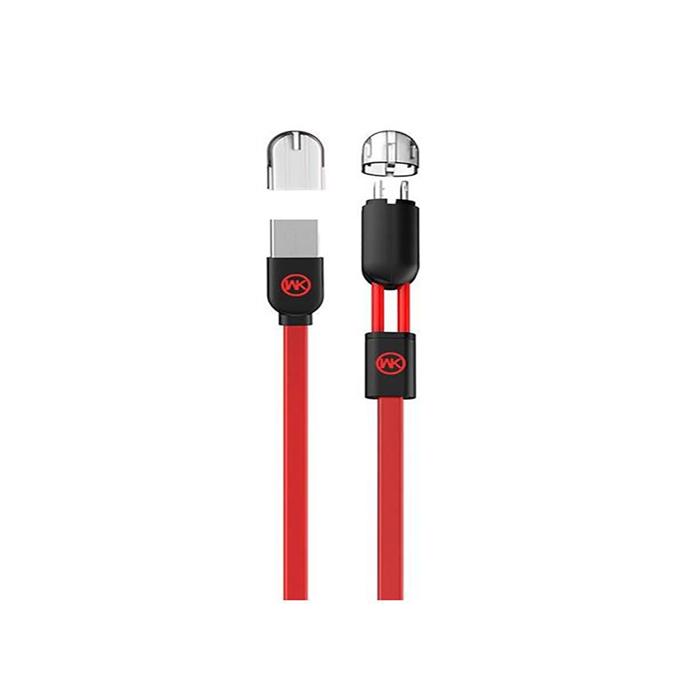 CHARGING CABLE WDC-001 2 in 1 Micro USB/Lightning Gemini (Rad) 