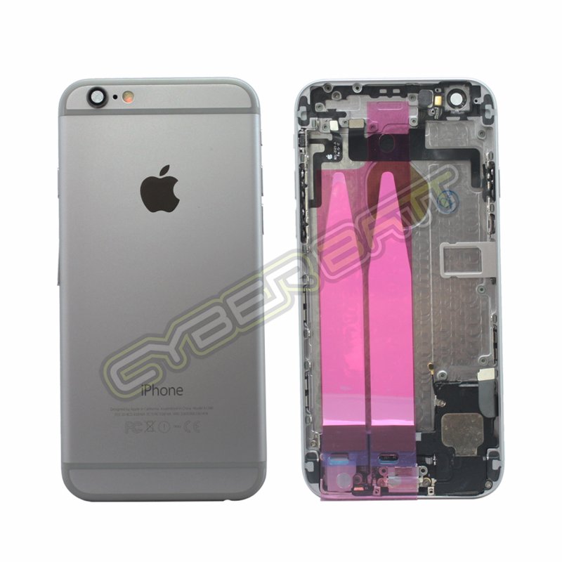 iPhone 6G Back cover with small parts Black 