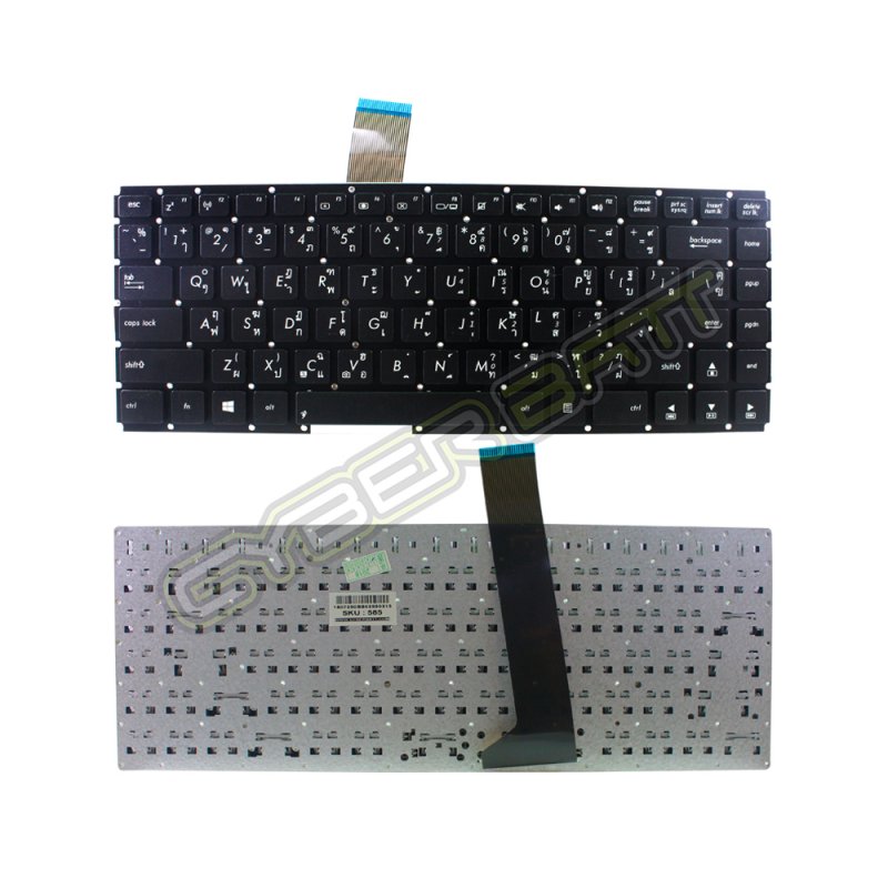 Keyboard Asus S46 Black TH 