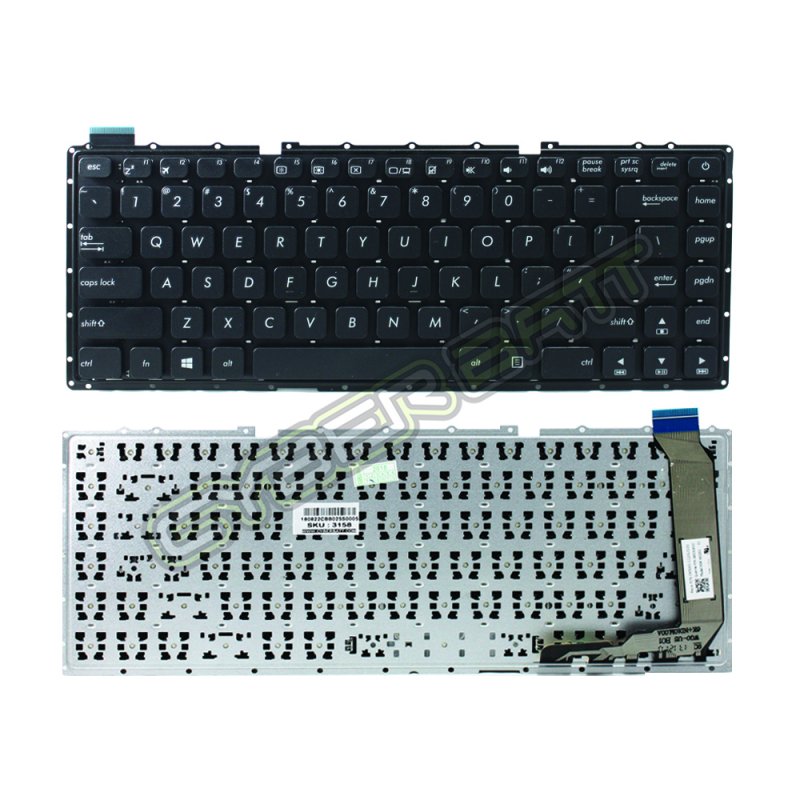 Keyboard ASUS X441 X441S Black US