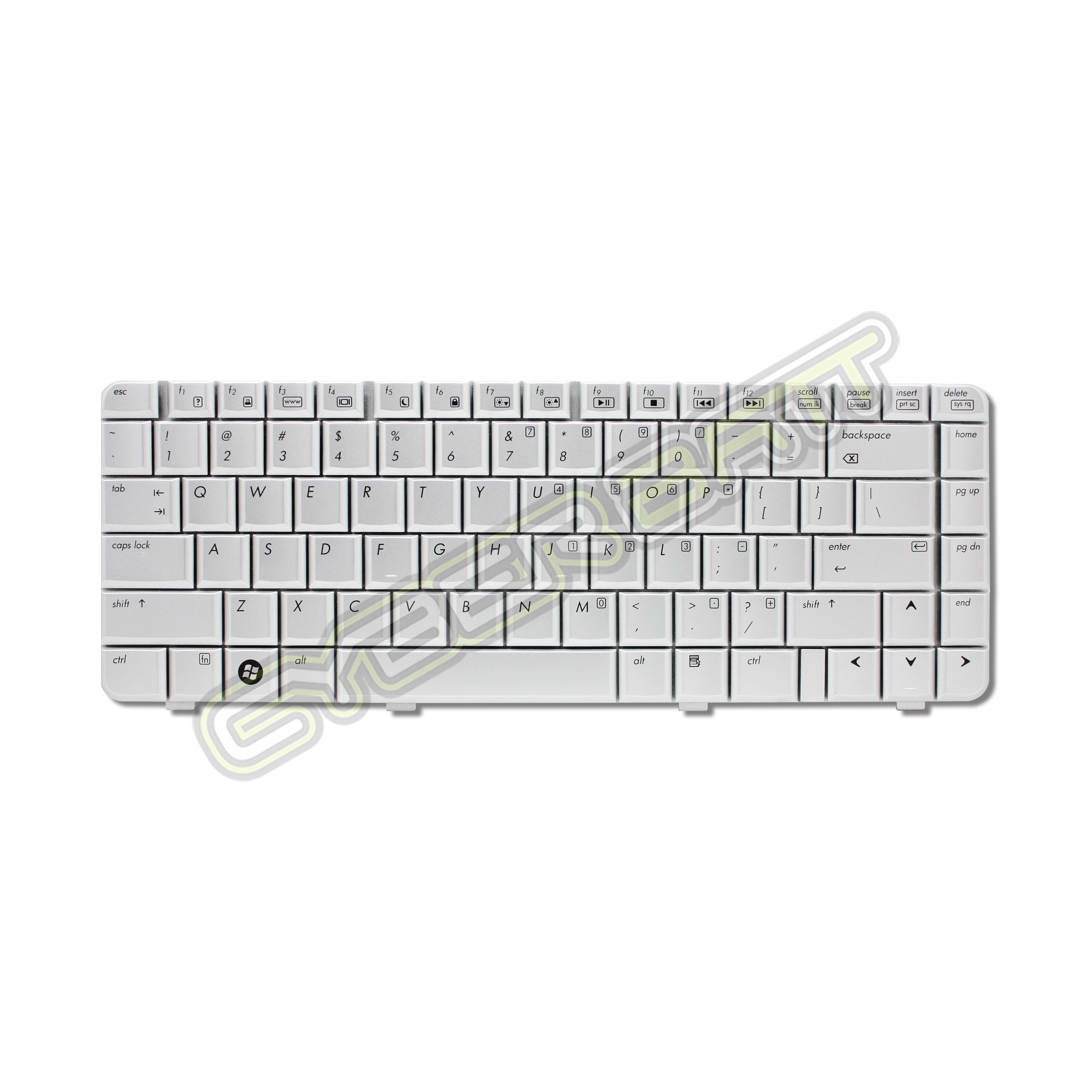 Keyboard HP/Compaq Pavilion DV3000 Series Silver US 
