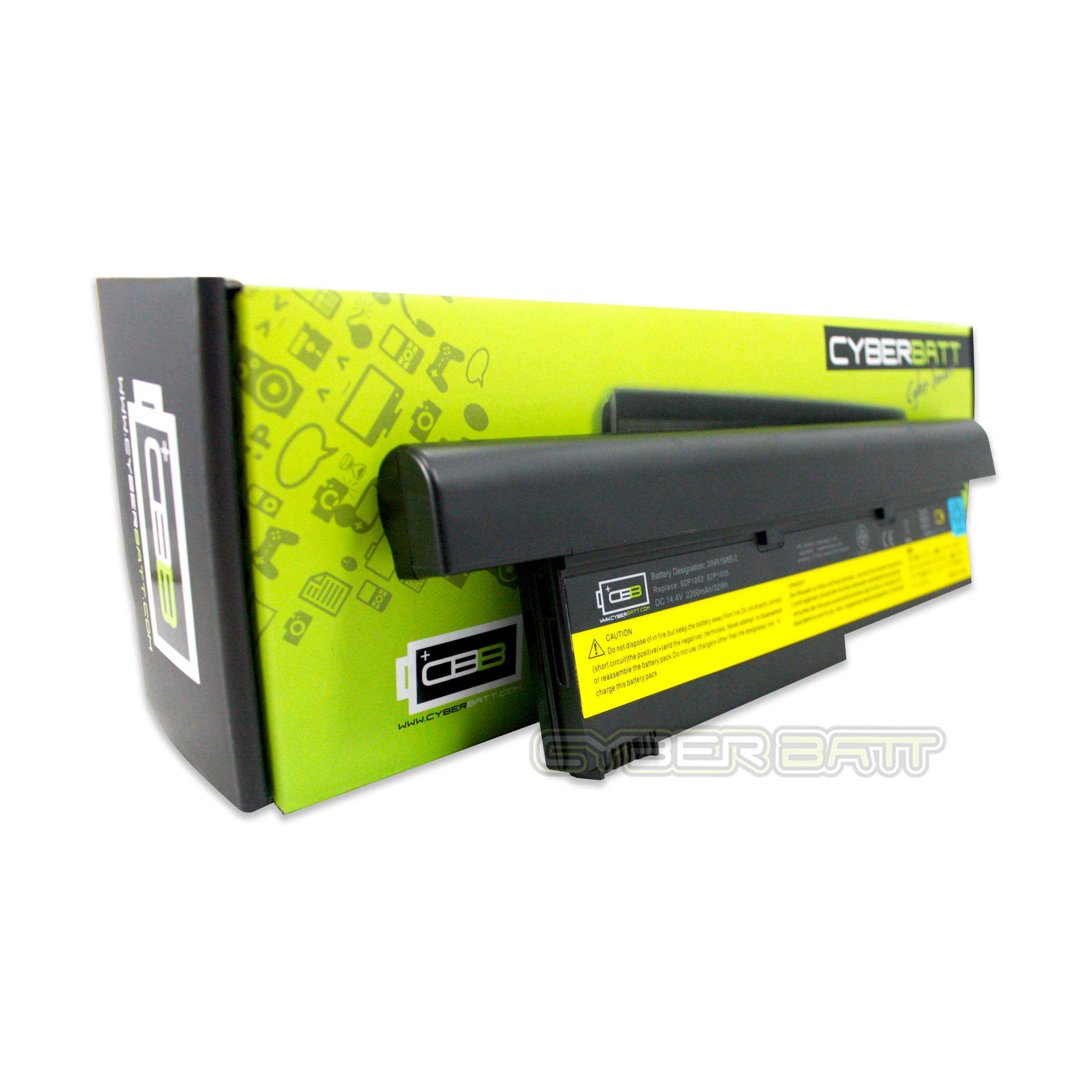 Battery IBM ThinkPad X40 : 14.4V-1900mAh Black (CYBERBATT)