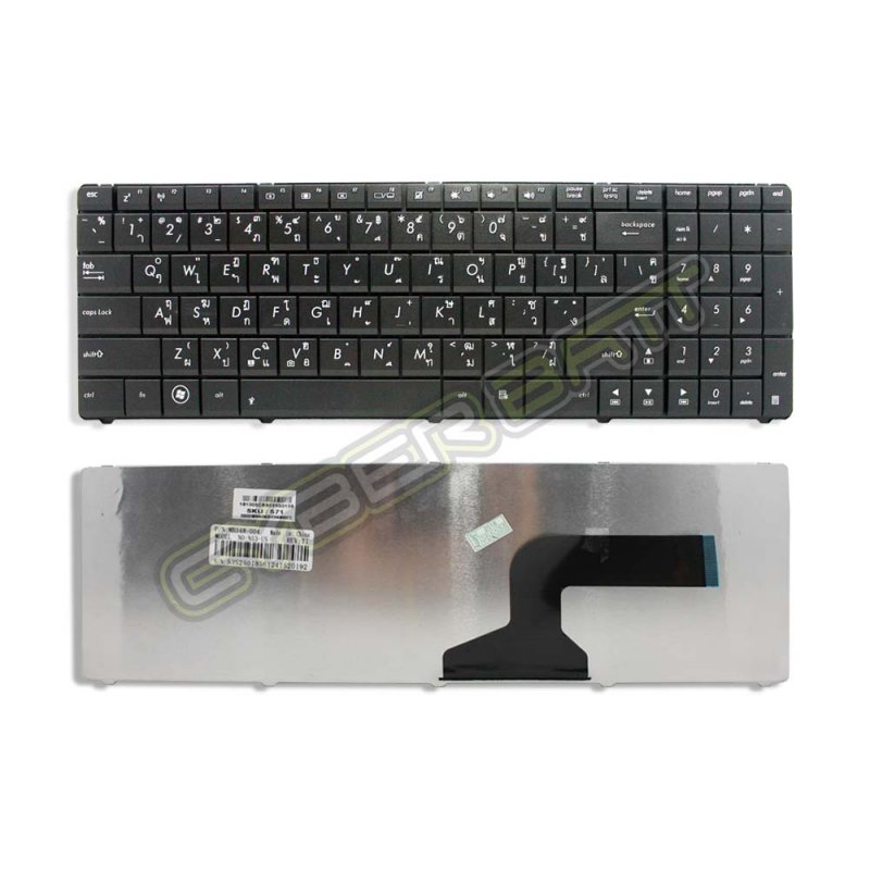 Keyboard Asus X54 Black TH (Curved Cable) 