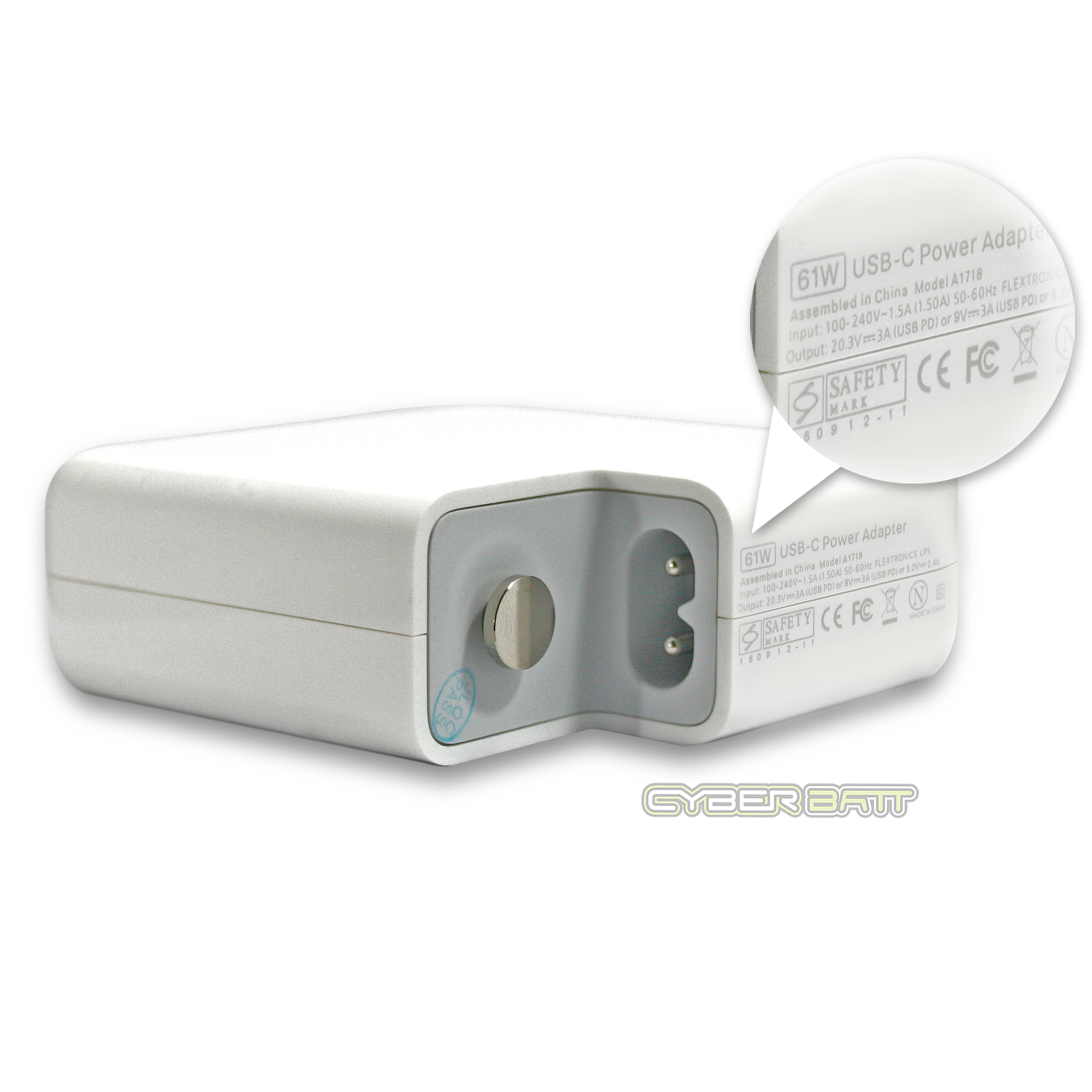 Adapter Macbook 61W  Type C 20.3V 3A  With BOX