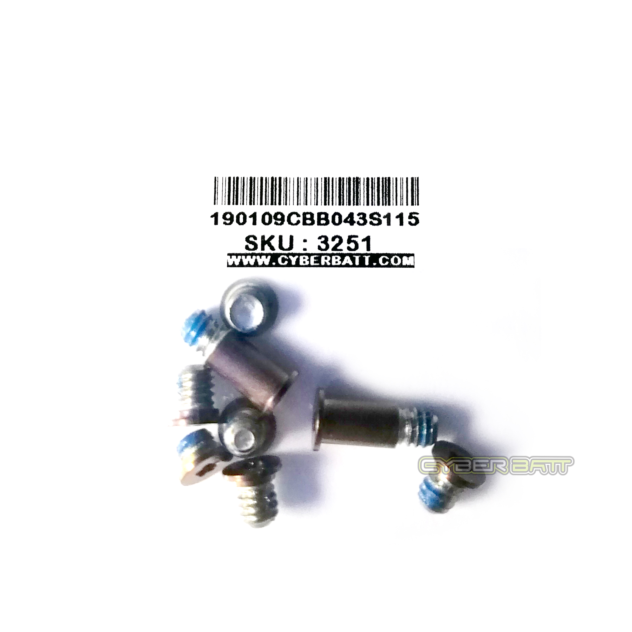 น๊อตเคสล่าง Bottom Case Screw Set For Macbook 12 inch Model A1534 Rose Gold 