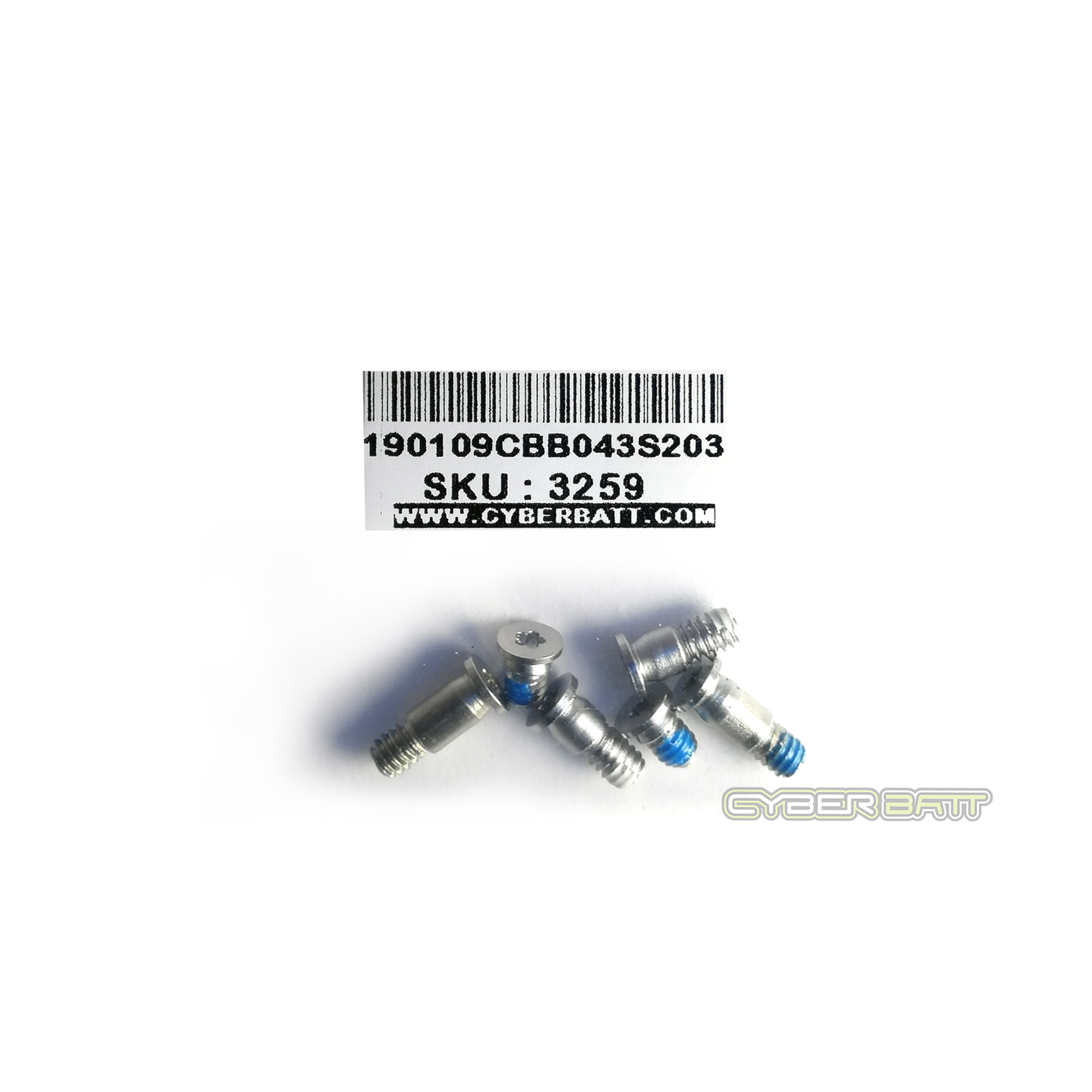 น๊อตเคสล่าง Bottom Case Screw Set For Macbook 13 inch Model A1708 Silver