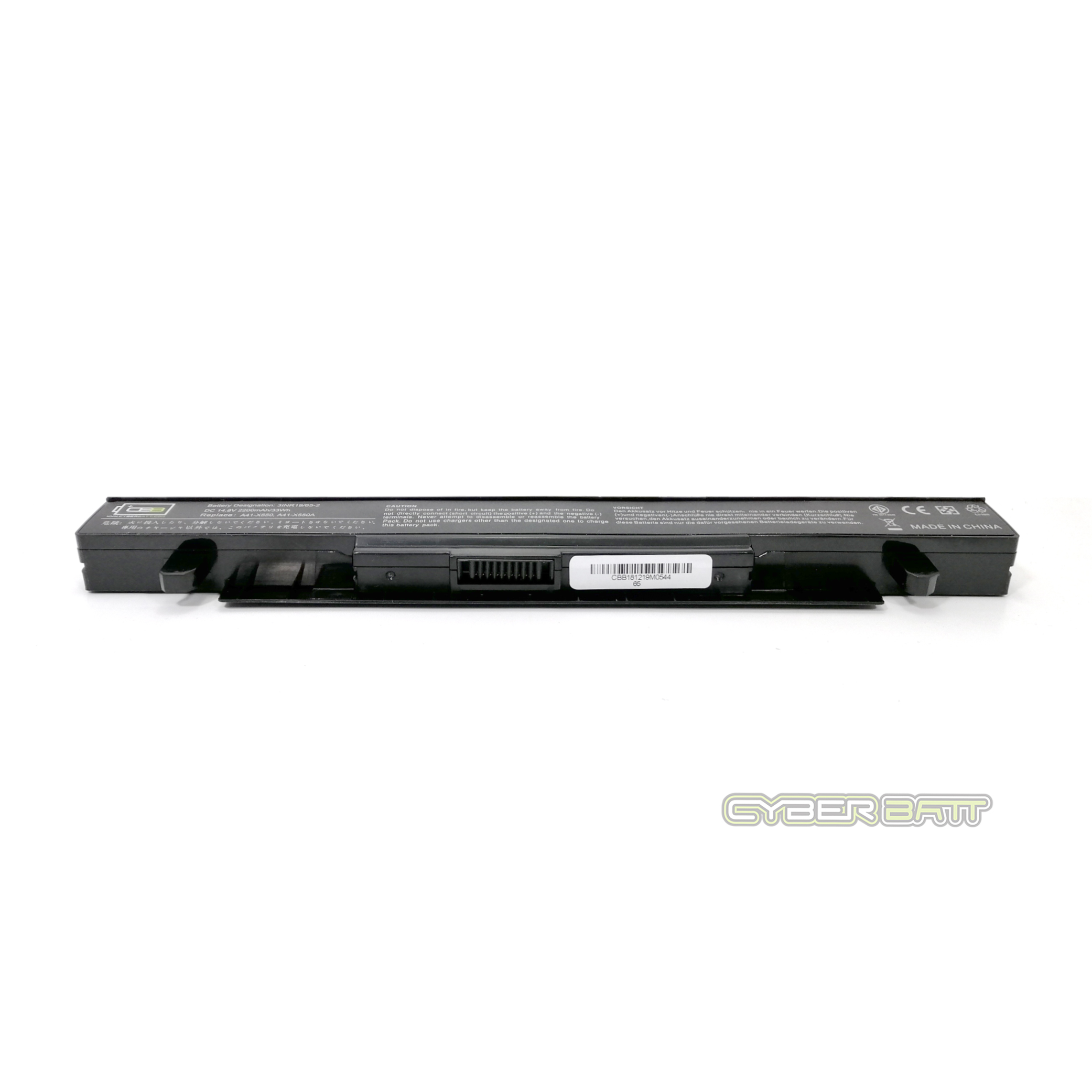 Battery Asus X450 Series A41-X550A : 14.8V-2200mAh Black (CYBERBATT)