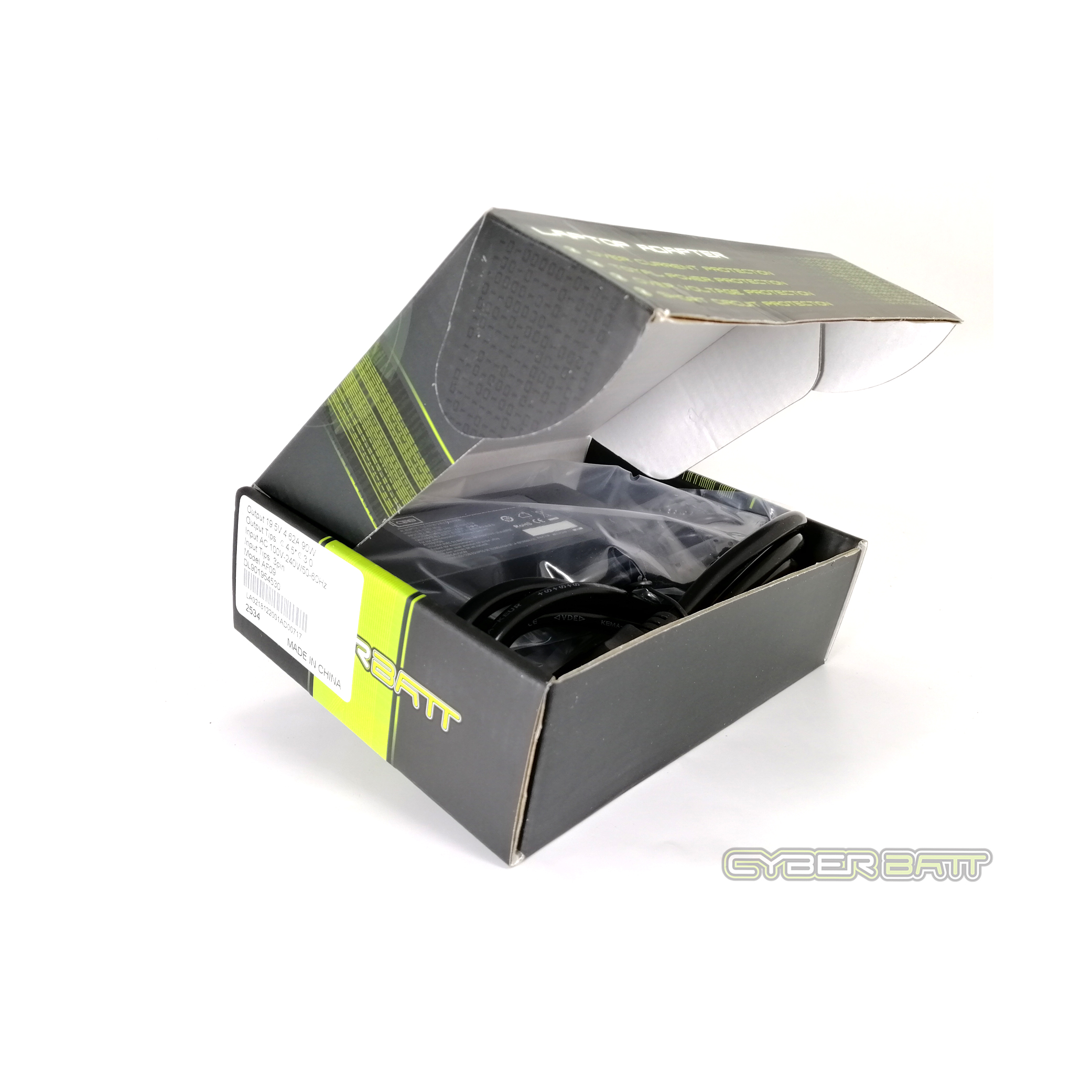 Adapter Dell 19.5V-4.62A : 90W (4.5*3.0 mm with pin) Cyberbatt